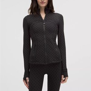 NWT Lululemon Define Jacket Nulu 
Flocked Polka Dot